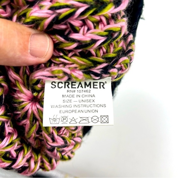 Screamer Crochet Beanie - Picture 4 of 4